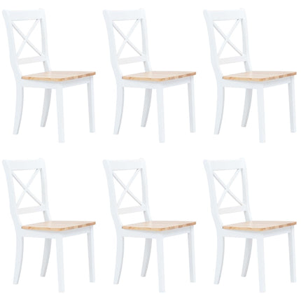 Eetkamerstoelen Massief Rubberwood