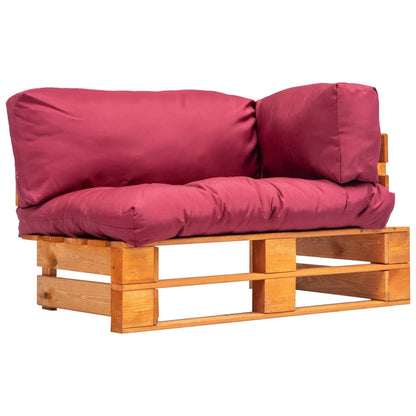 Tuinbank Met E Kussens Pallet Grenenhout