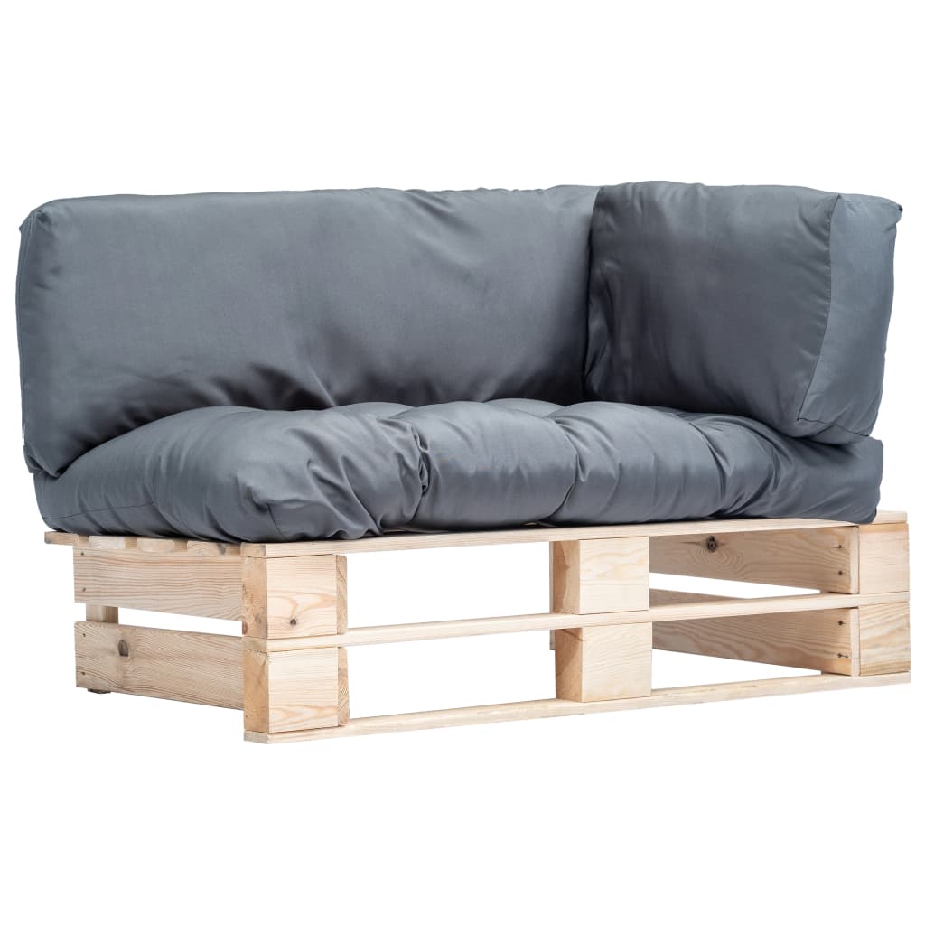 Tuinbank Met E Kussens Pallet Grenenhout