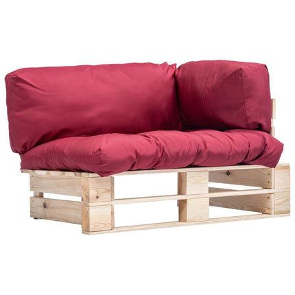 Tuinbank Pallet Met E Kussens Grenenhout