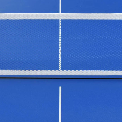 Tafeltennistafel 152X76X66 Cm Met Net 152X76X66 Cm Blauw Crème