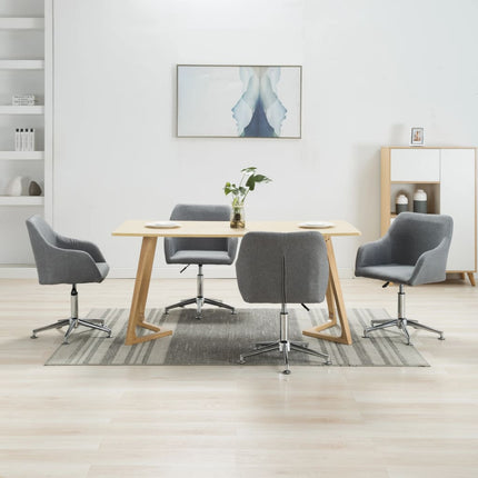 Eetkamerstoelen Draaibaar Stof