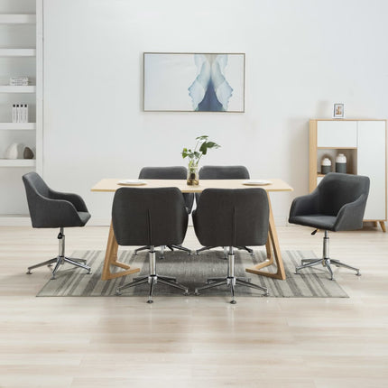 Eetkamerstoelen Draaibaar Stof