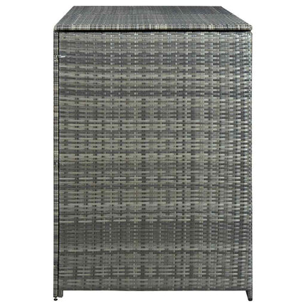 Containerberging Dubbel 148X77X111 Cm Poly Rattan