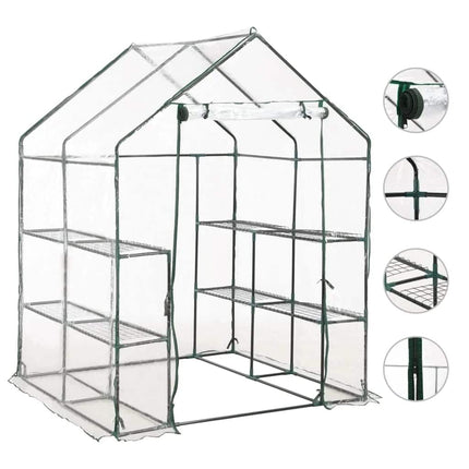 Tuinkas Met 8 Schappen 143X143X195 Cm