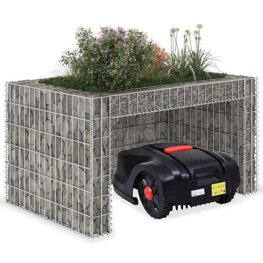 Grasmaaieroverkapping Met Plantenbak 110X80X60Cm Staaldraad