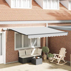 3,5 x 2,5 m / Antraciet / Handmatig (met zonne-energie en LED)