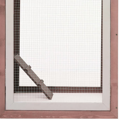 Kippenhok 170X81X110 Cm Massief Grenen- En Vurenhout