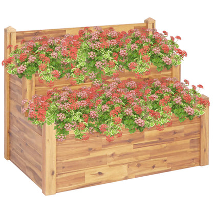 Plantenbak Verhoogd Massief Acaciahout