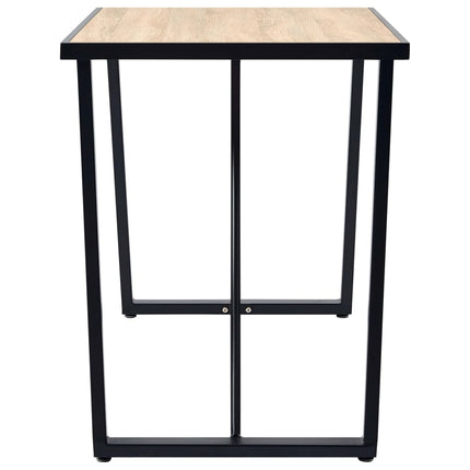 Eettafel Mdf Eikenkleurig