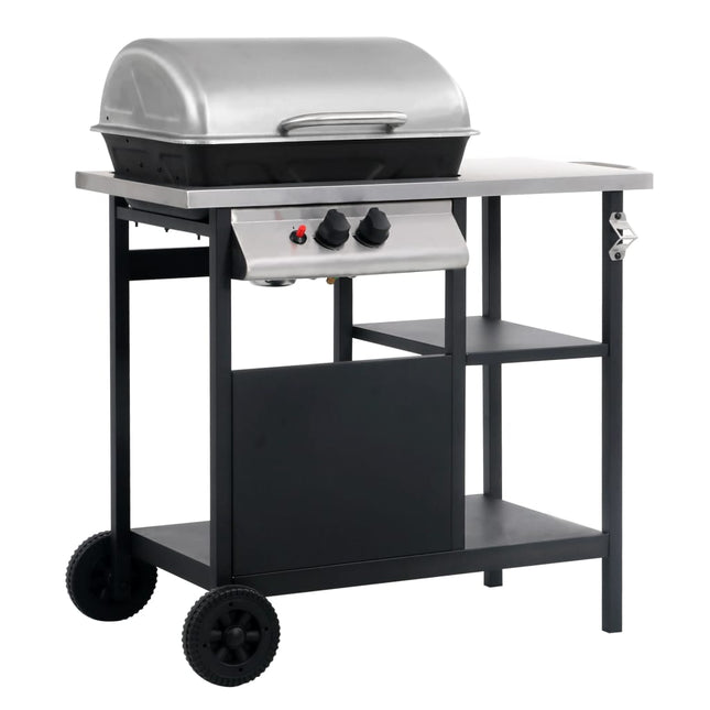 Gasbarbecue Met 3-Laags Zijtafel