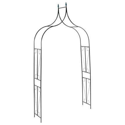 Tuinboog 142X37X275 Cm Ijzer Donkergroen