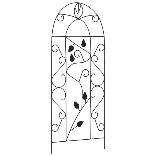 Plantenklimrekken 3 st 40x100 cm ijzer zwart