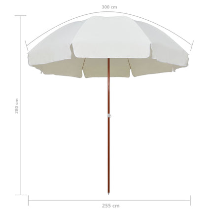 Parasol Met Stalen Paal Kleurig