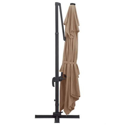 Zweefparasol Met Led En Aluminium Paal 400X300 Cm