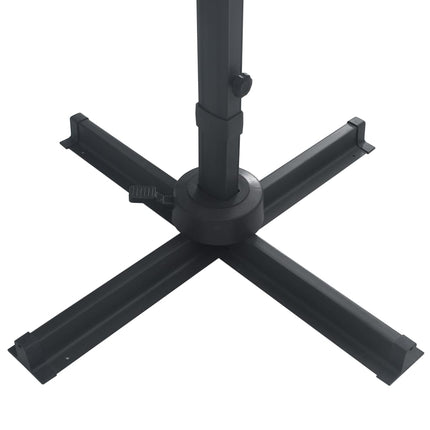 Zweefparasol Met Led En Aluminium Paal 400X300 Cm
