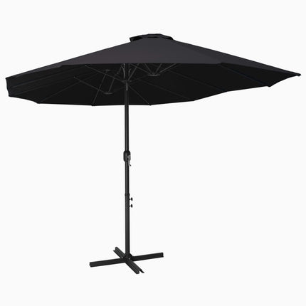 Parasol Met Aluminium Paal 460X270 Cm Groen