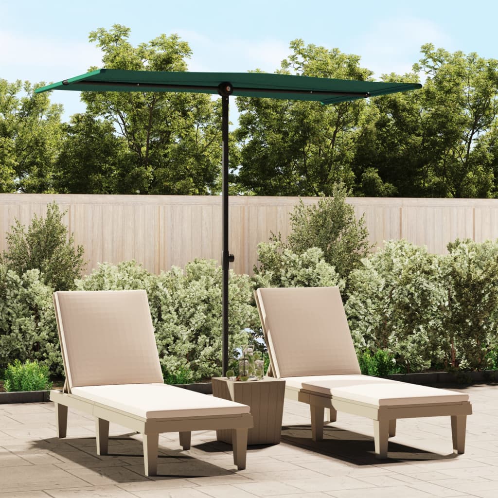 Parasol Met Aluminium Paal Kleurig