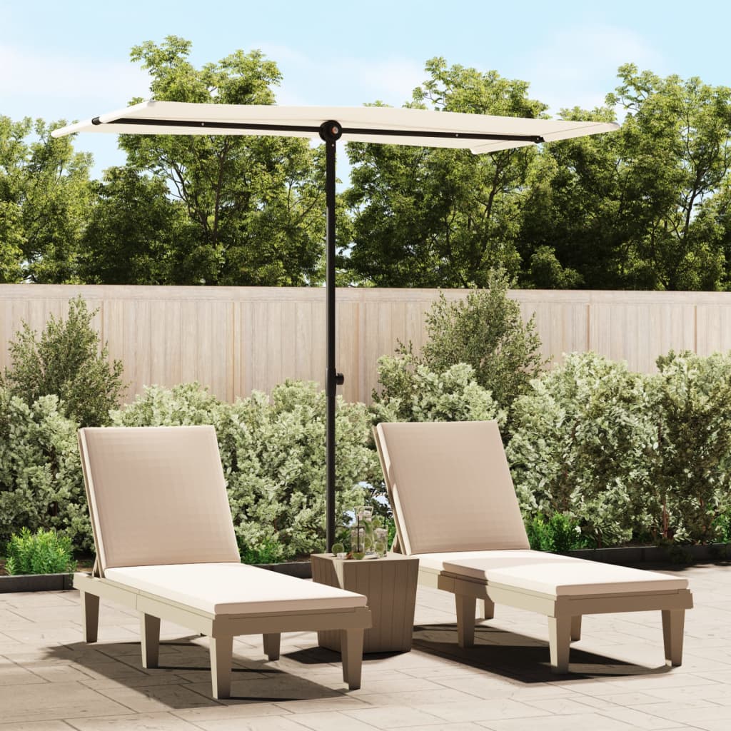 Parasol Met Aluminium Paal Kleurig
