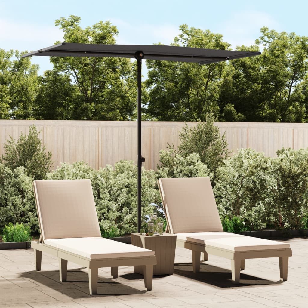Parasol Met Aluminium Paal Kleurig