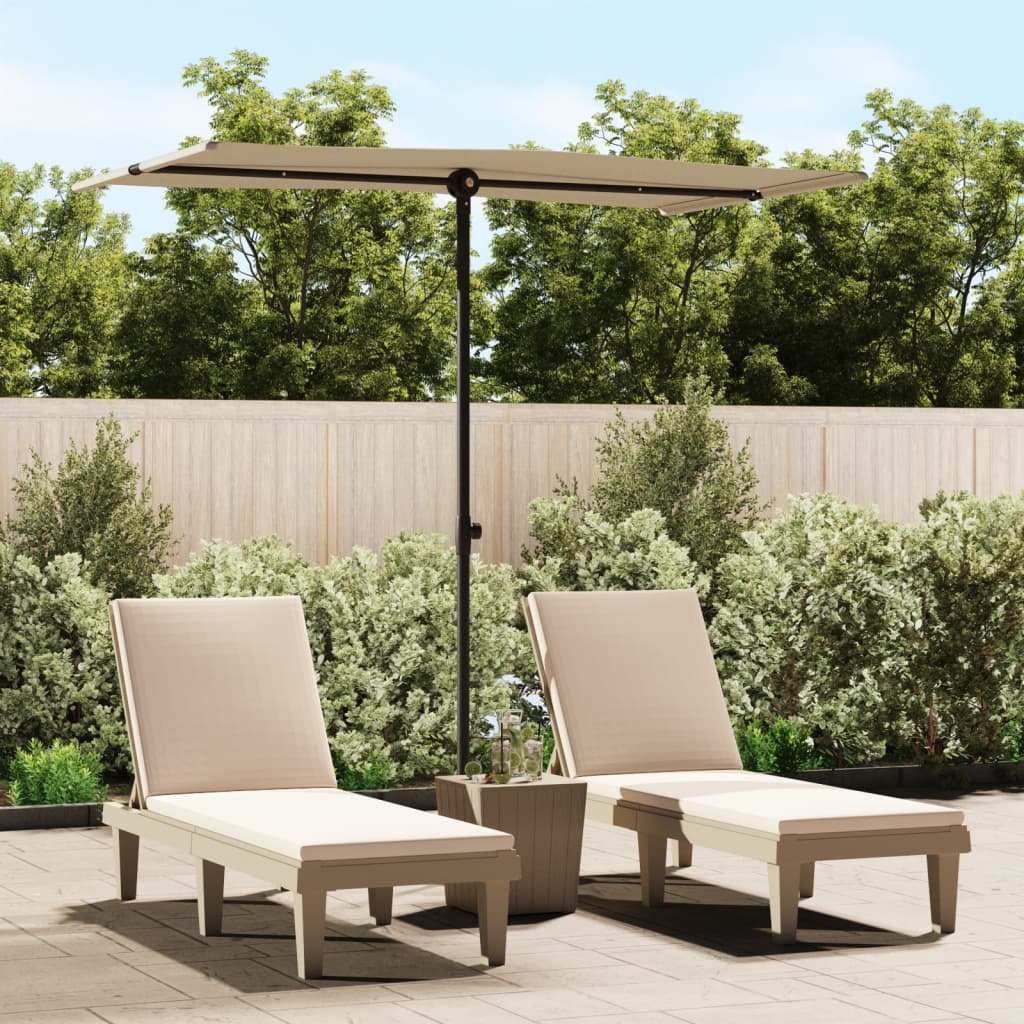 Parasol Met Aluminium Paal Kleurig