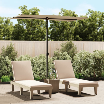 Parasol Met Aluminium Paal Kleurig
