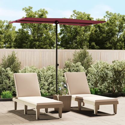 Parasol Met Aluminium Paal Kleurig