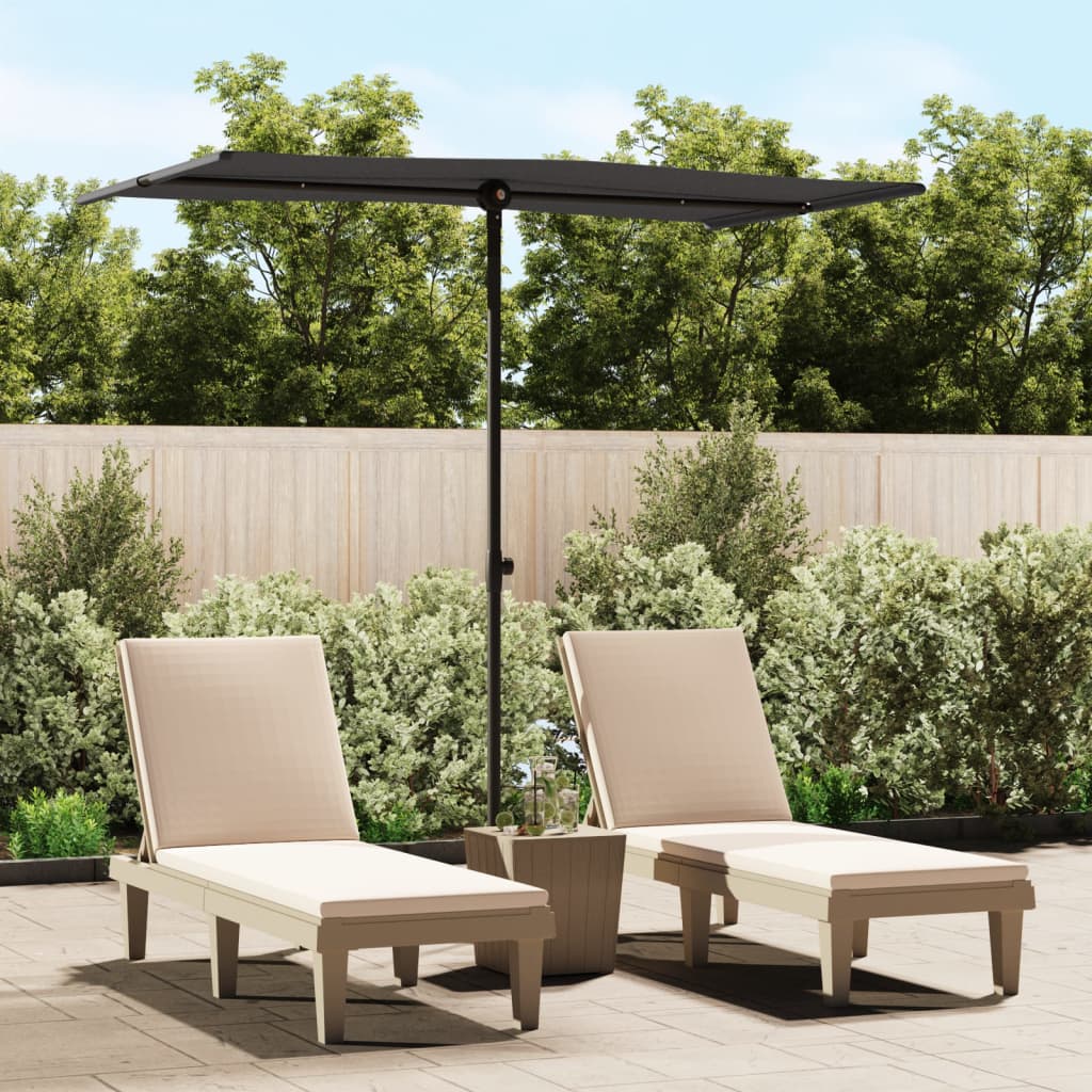 Parasol Met Aluminium Paal Kleurig