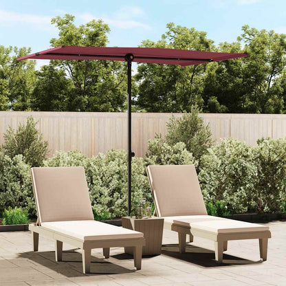 Parasol Met Aluminium Paal Kleurig