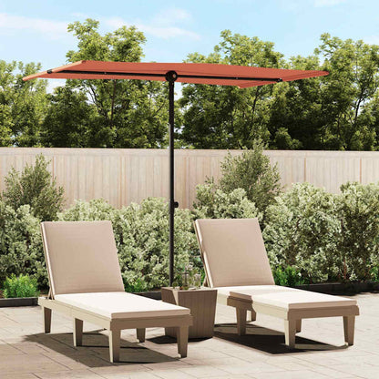 Parasol Met Aluminium Paal Kleurig