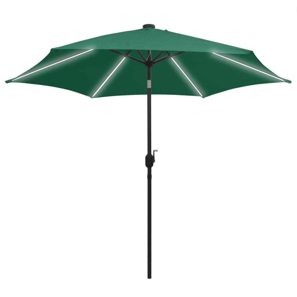 Parasol Met Led-Verlichting En Aluminium Paal 300 Cm