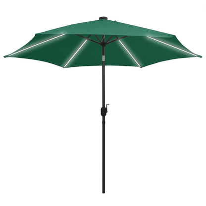 Parasol Met Led-Verlichting En Aluminium Paal 300 Cm