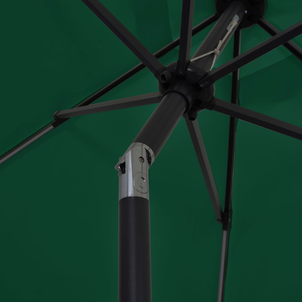 Parasol Met Led-Verlichting En Aluminium Paal 300 Cm
