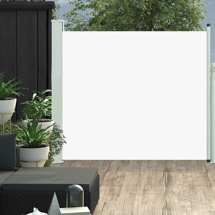 Tuinscherm Uittrekbaar 600X160 Cm Crème