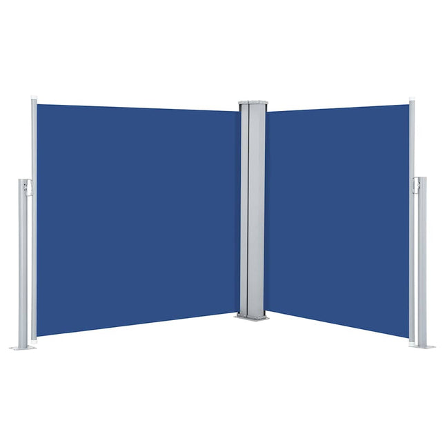 Windscherm Uittrekbaar 100X600 Cm Blauw
