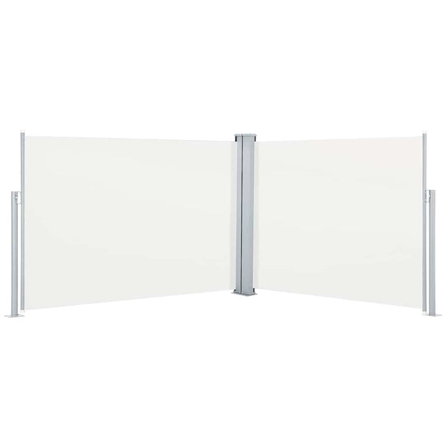 Windscherm Uittrekbaar 100X1000 Cm Crème Rood
