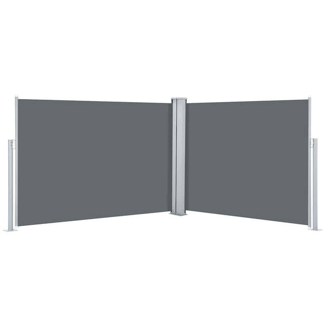 Windscherm Uittrekbaar 100X1000 Cm Antraciet