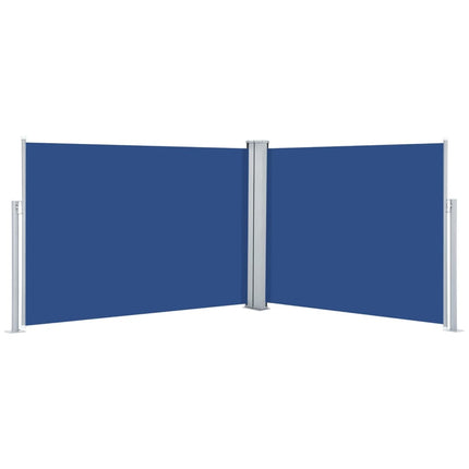 Windscherm Uittrekbaar 100X1000 Cm Blauw