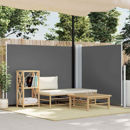 Tuinscherm Uittrekbaar Antraciet