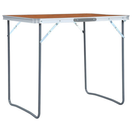 Campingtafel Inklapbaar Met Metalen Frame 80X60 Cm