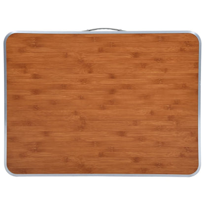 Campingtafel inklapbaar met metalen frame 80x60 cm