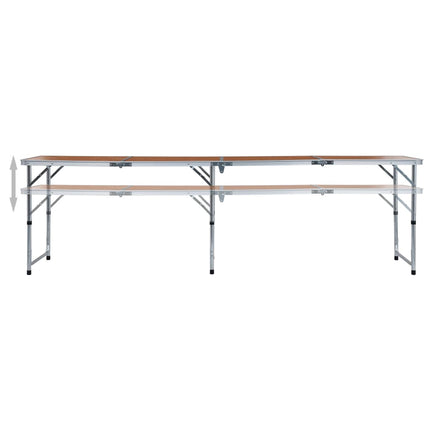 Campingtafel Inklapbaar Aluminium