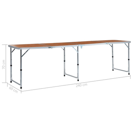 Campingtafel Inklapbaar Aluminium