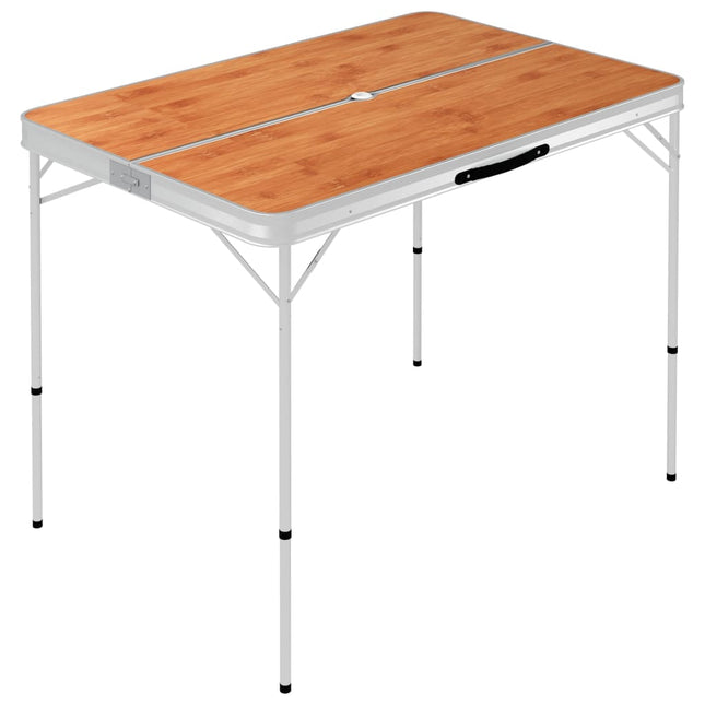 Campingtafel Inklapbaar Met 2 Banken Aluminium