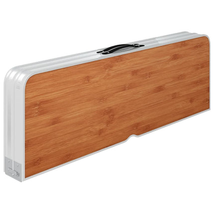 Campingtafel Inklapbaar Met 2 Banken Aluminium
