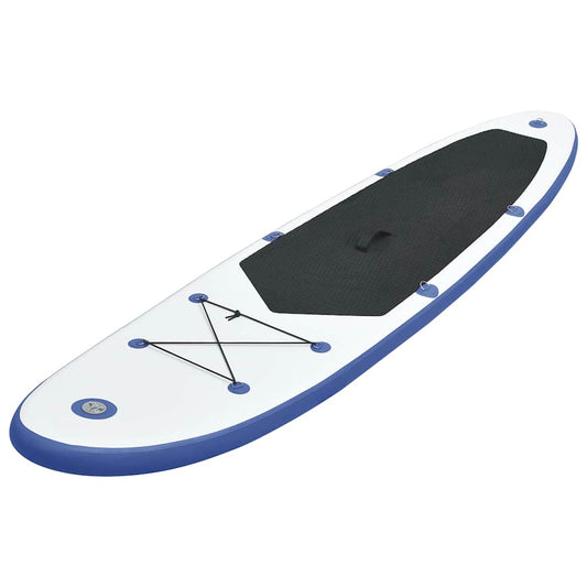 Opblaasbaar Stand Up Paddleboardset: blauw en wit