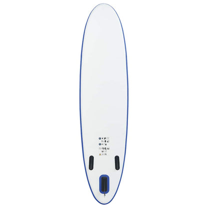 Stand Up Paddleboardset opblaasbaar blauw en wit