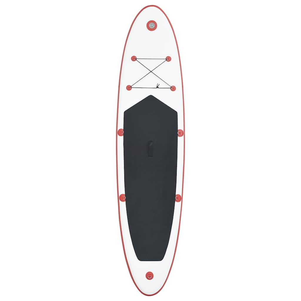 Stand Up Paddleboardset opblaasbaar rood en wit