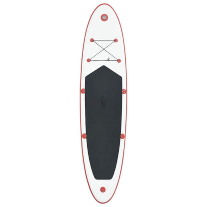 Stand Up Paddleboardset opblaasbaar rood en wit