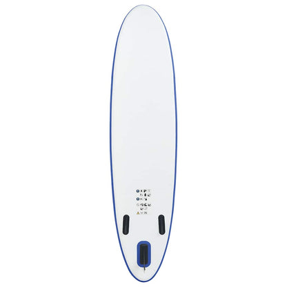 Stand Up Paddleboardset opblaasbaar blauw en wit